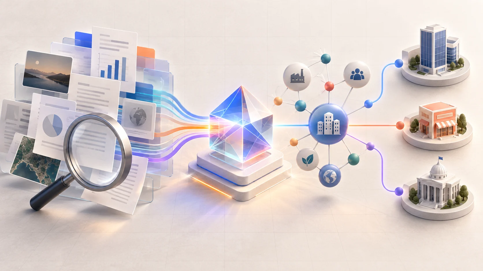 Deep Research and enrichment turn scattered company data into connected, usable insight.
